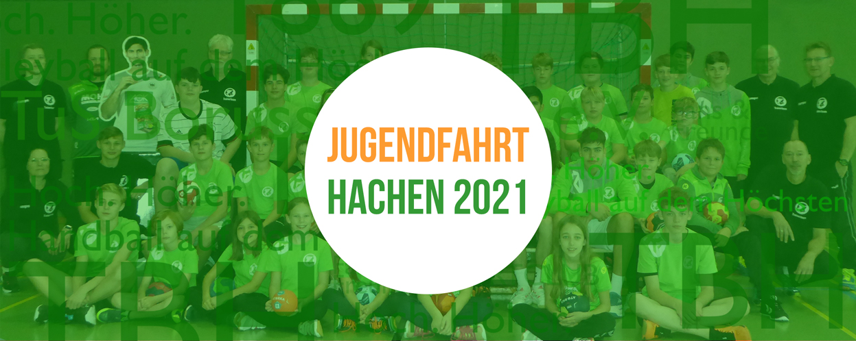 Banner zur Jugendfahrt 2021 nach Hachen